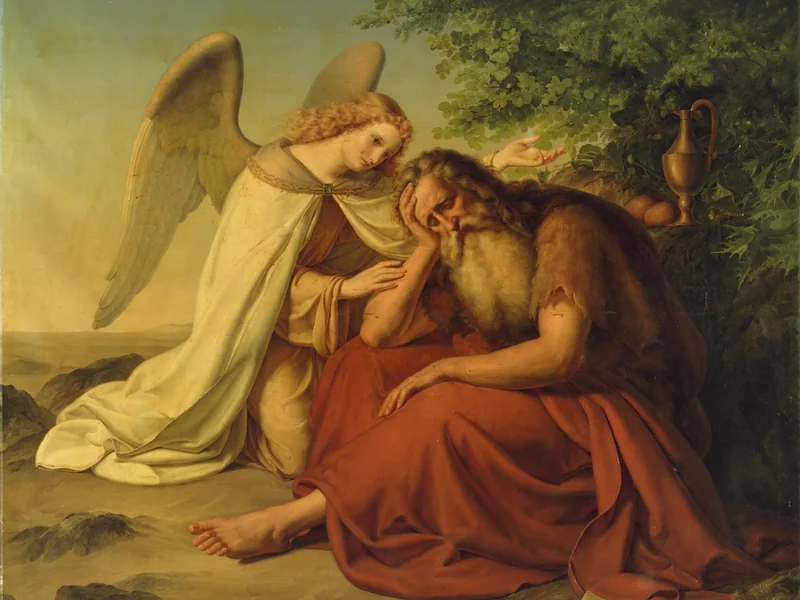 1805-Moritz Berendt - Il profeta Elia nel deserto (1834)
